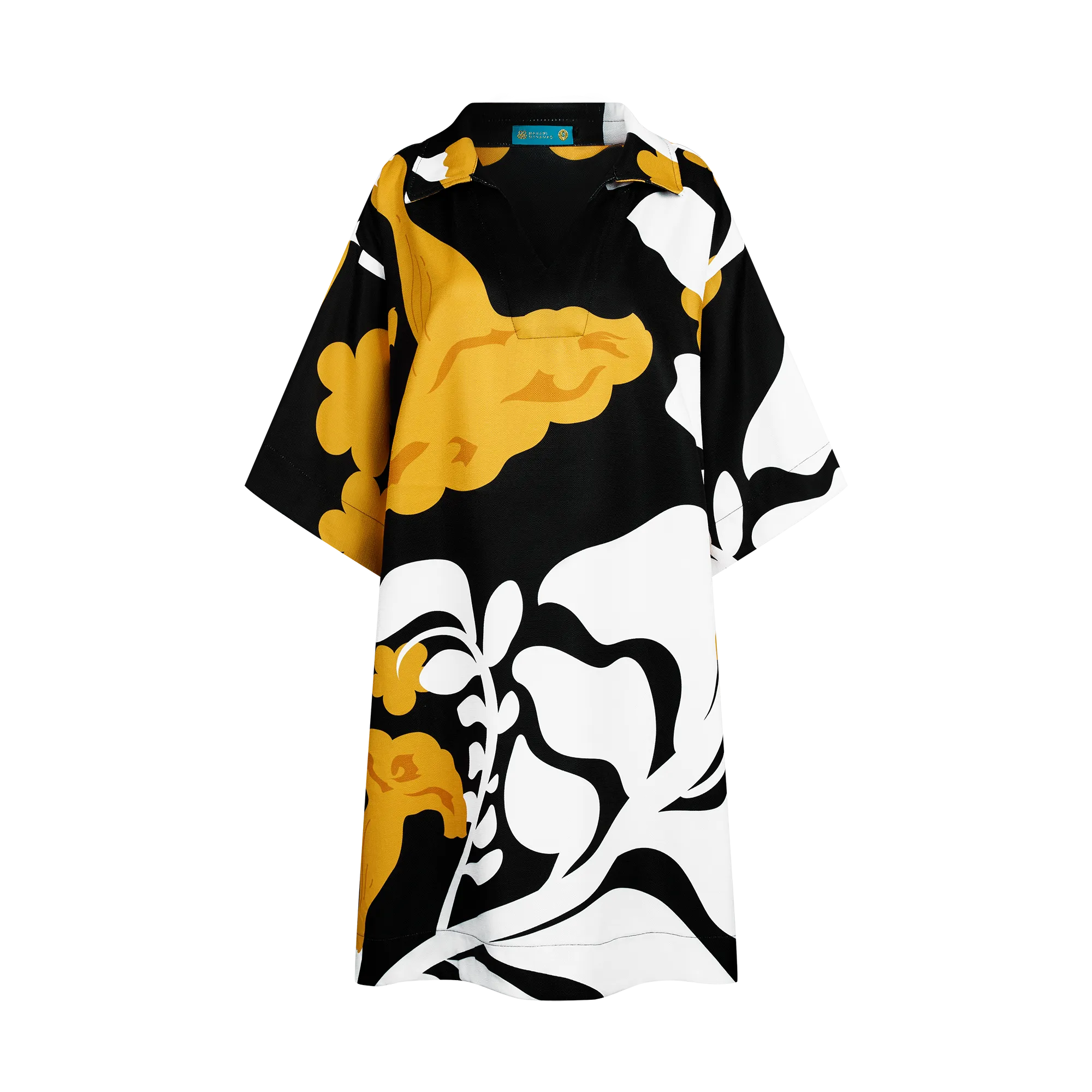 51ST INDEPENDENCE MINI KAFTAN-BLACK