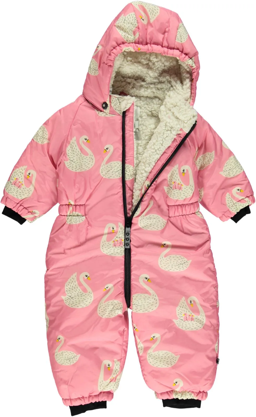 Baby winter suit with Swan