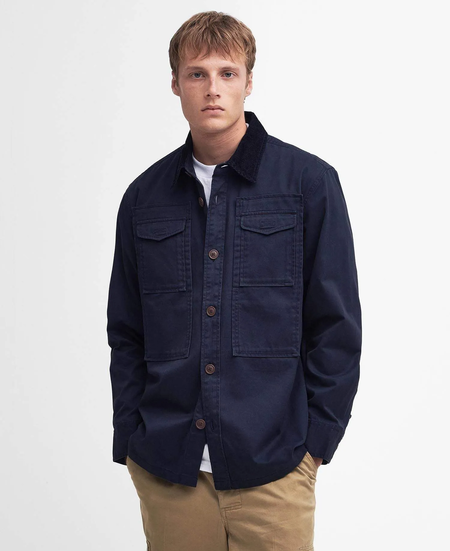 Barbour Yfirskyrta - Faulkner - Navy