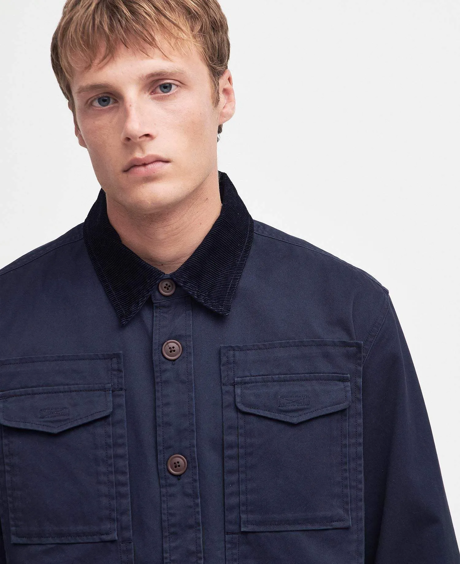 Barbour Yfirskyrta - Faulkner - Navy