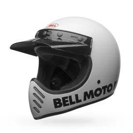 Bell Moto Moto-3 Classic Gloss White Medium