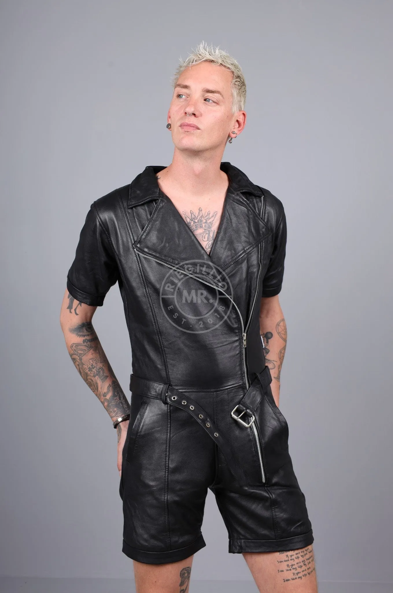 Black Leather Biker Body