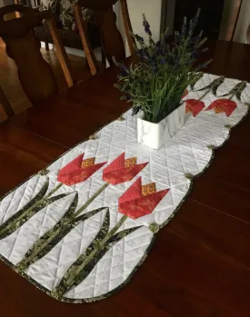 Bloomin' Tulips Table Runner Pattern