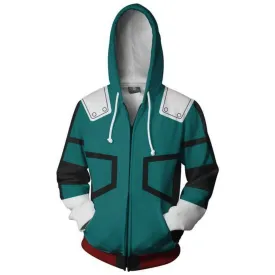 Boku No Hero Academia My Hero Academia Hoodie - Green