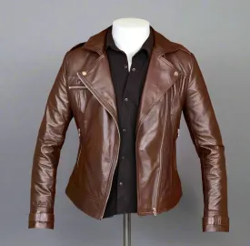 Brown Leather Jacket For Women