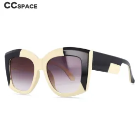 CCspace Women's Full Rim Oversized Square Resin Frame Sunglasses 53928