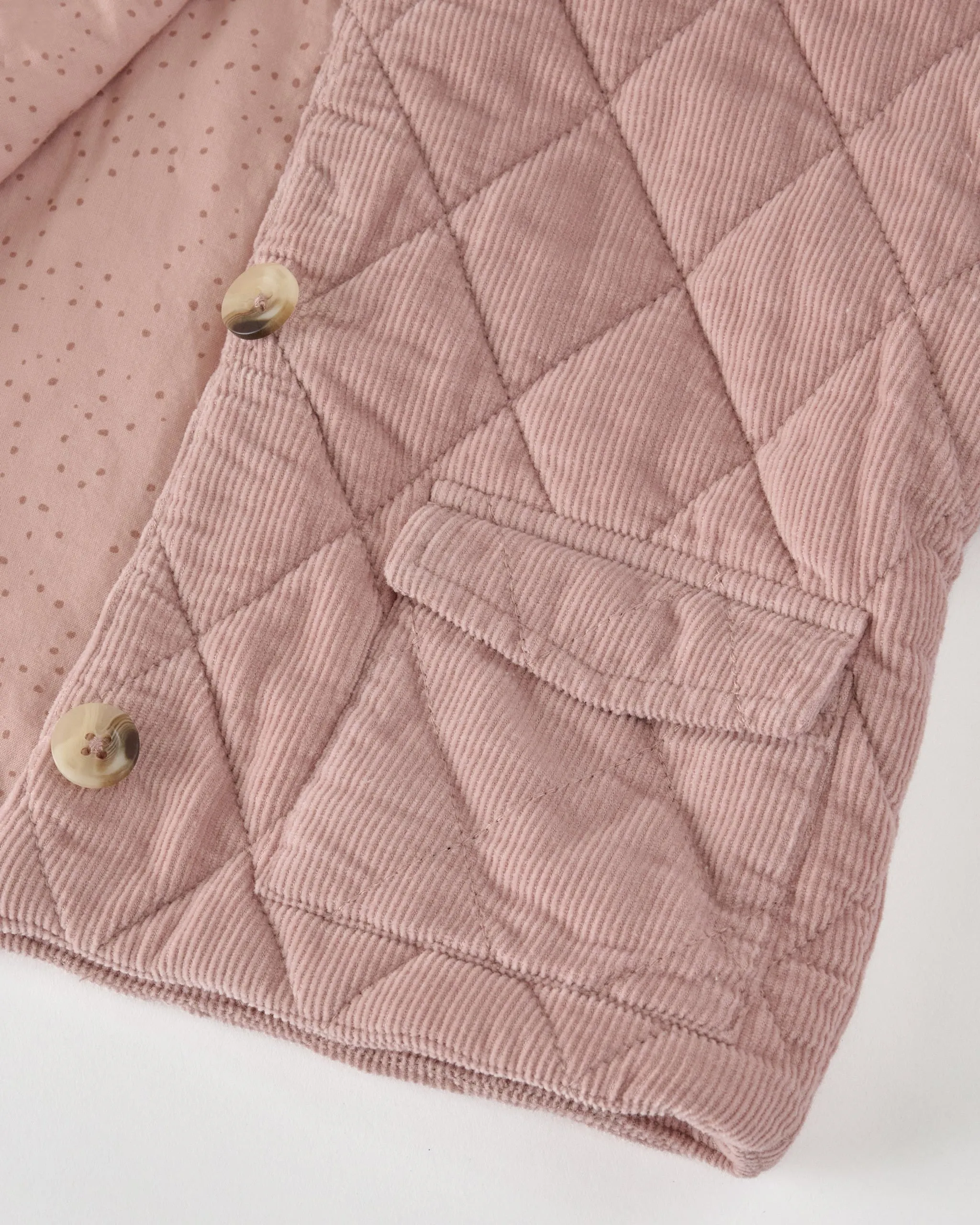 Corduroy Quilted Jacket