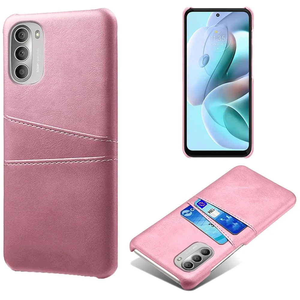 Dual Card case - Motorola Moto G51 5G - Rose Gold