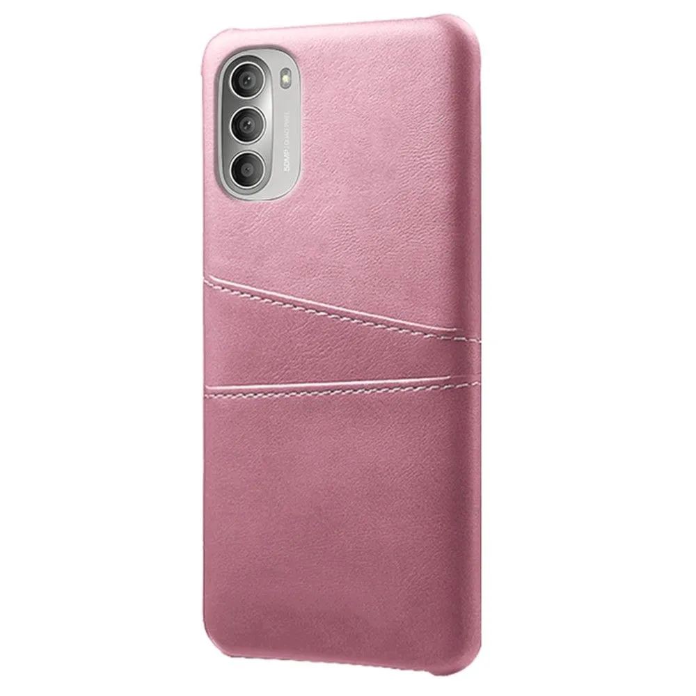 Dual Card case - Motorola Moto G51 5G - Rose Gold