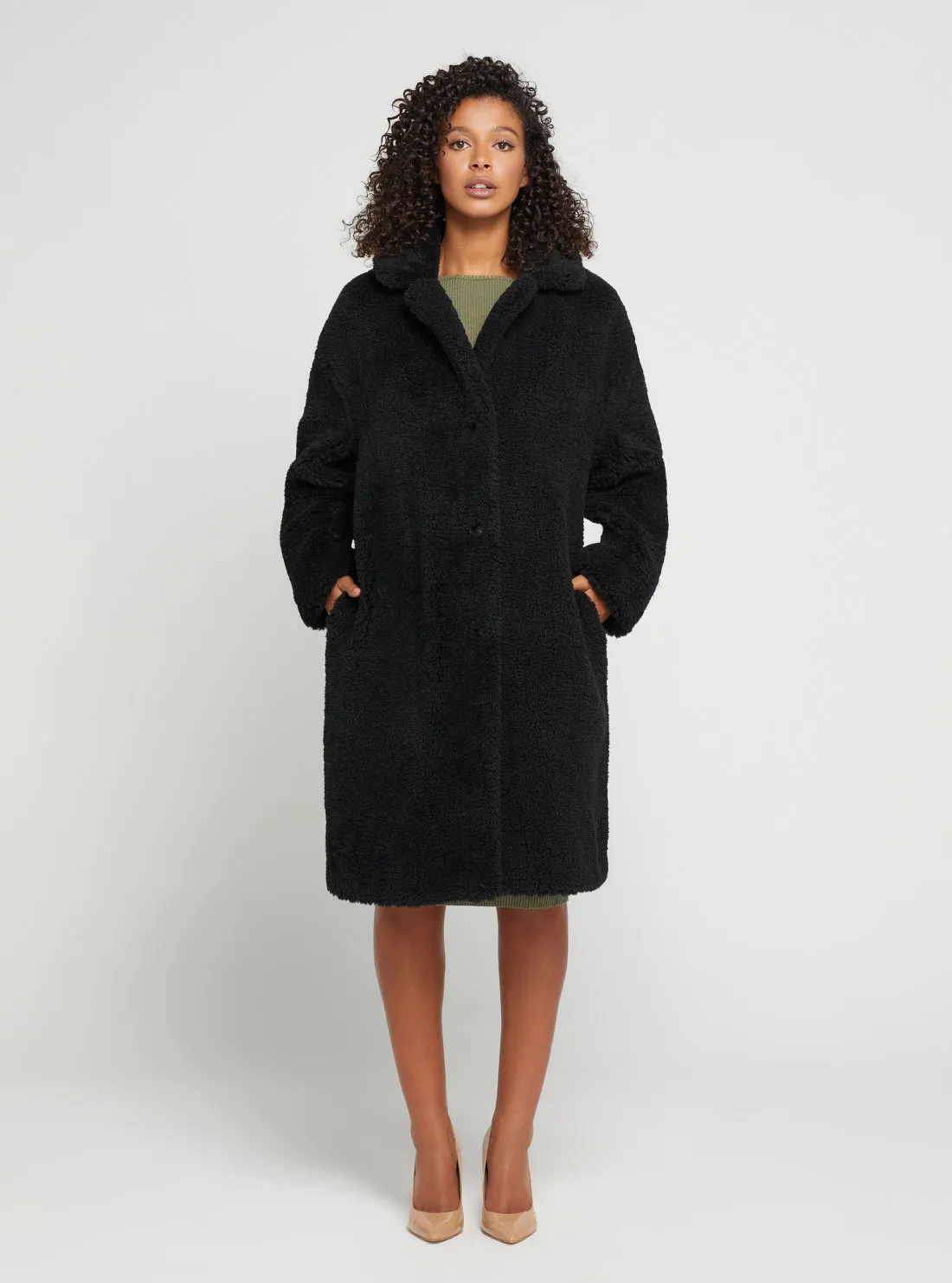 Eco Black Alina Coat