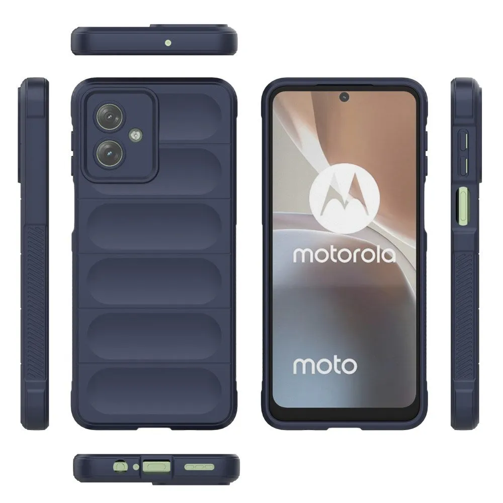 EIDERWOOD Motorola Moto G54 Fleksibelt Plastik Cover - Blå