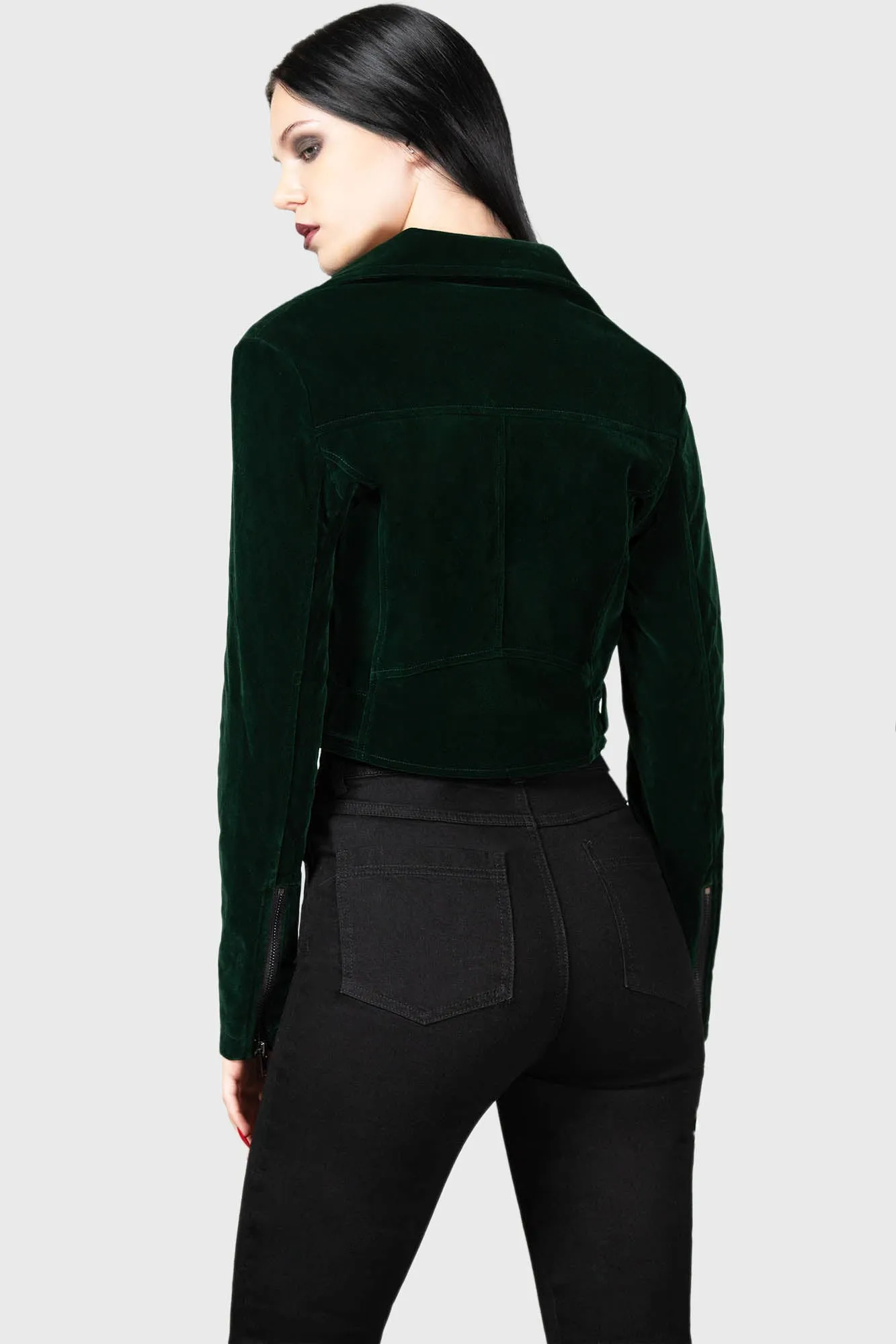 Emerald Goddess Biker Jacket