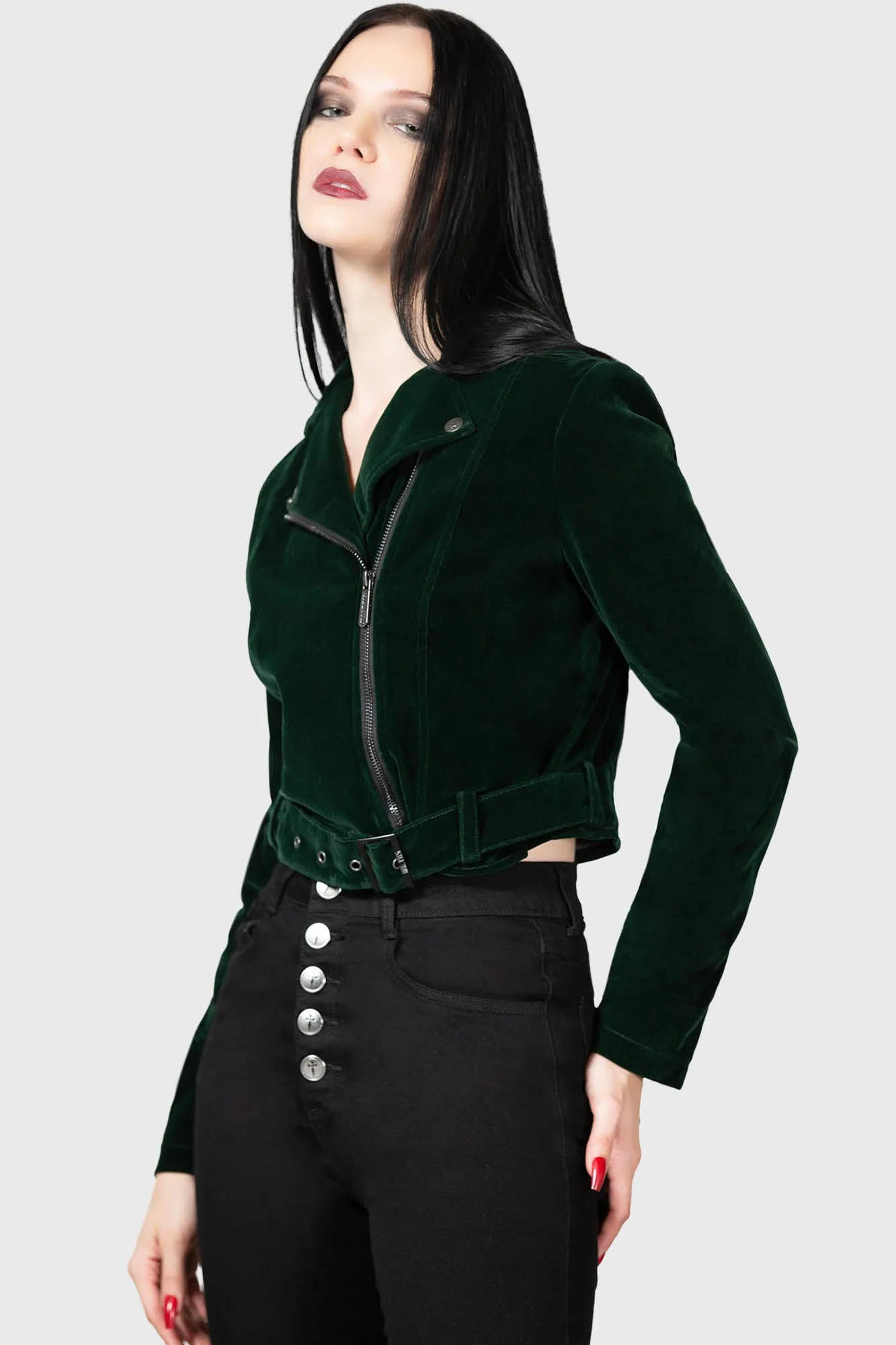 Emerald Goddess Biker Jacket