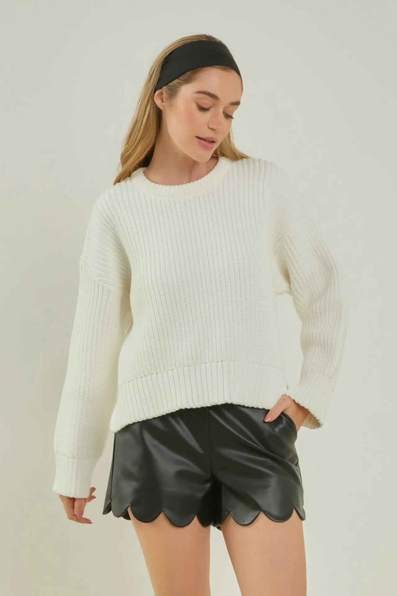 English Factory - Oversize Ribbed Sweater