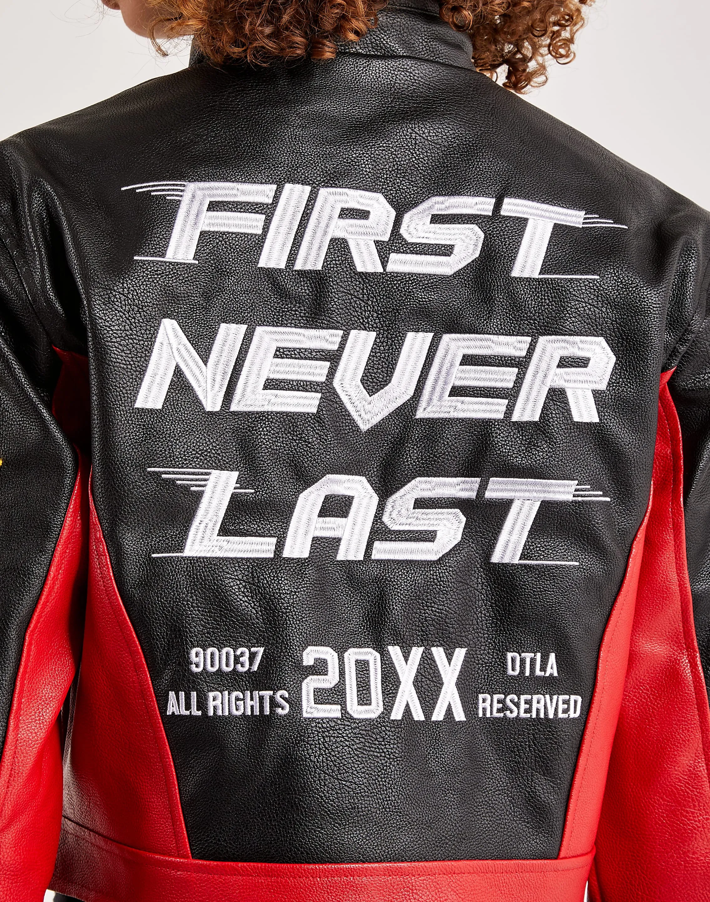 First Row Moto Leather Jacket