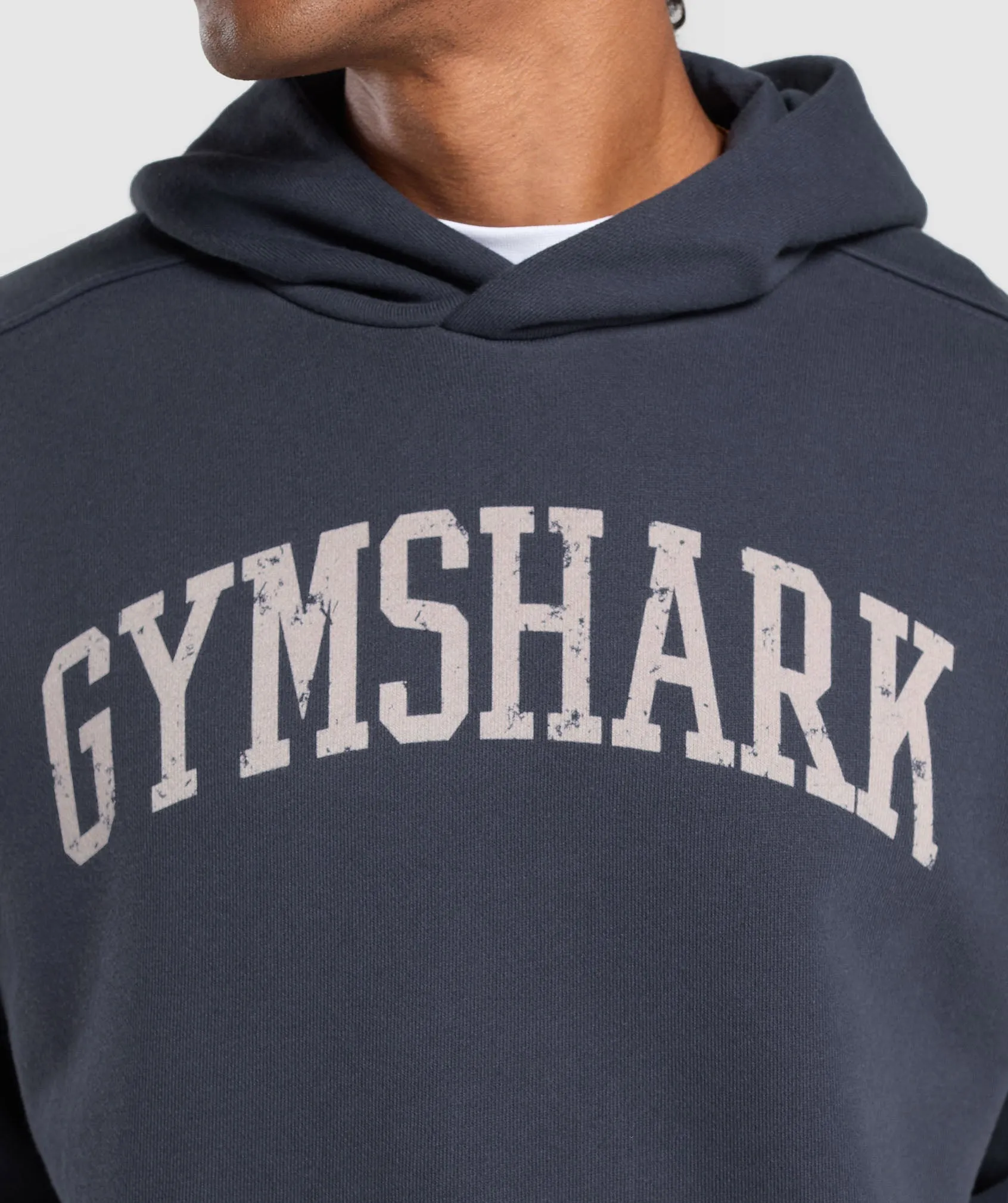 Gymshark Collegiate Hoodie - Heavy Blue