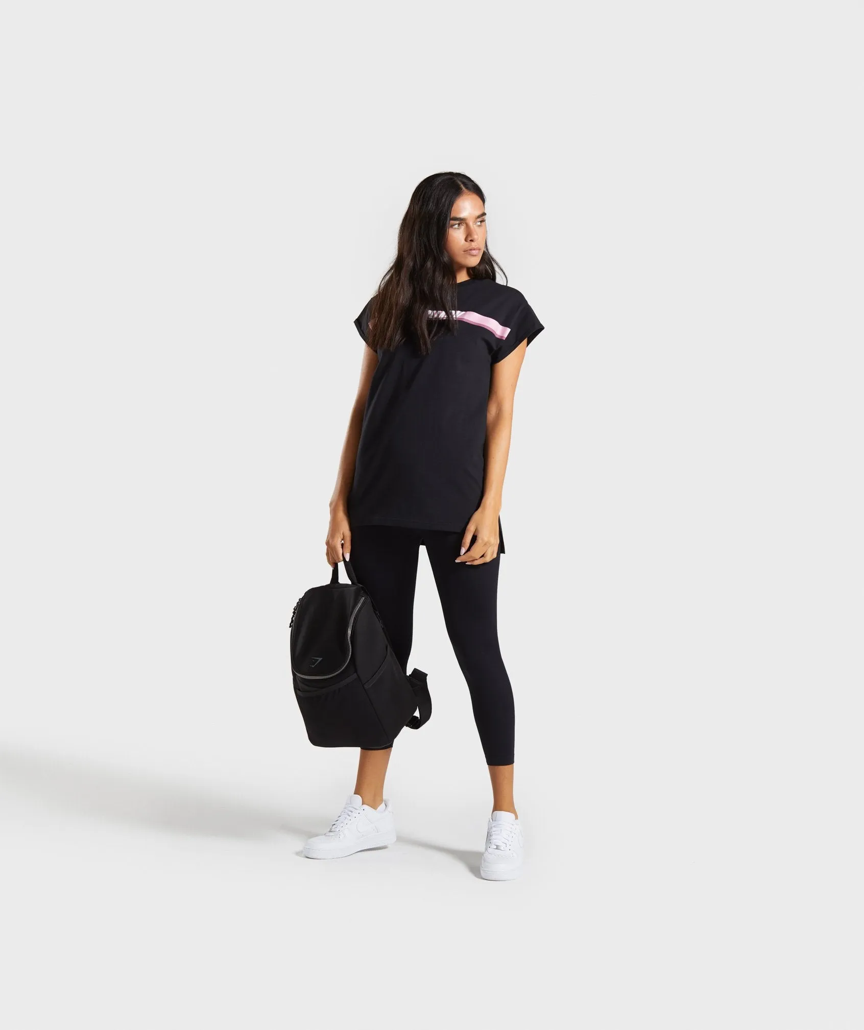 Gymshark Dash Longline Tee - Black