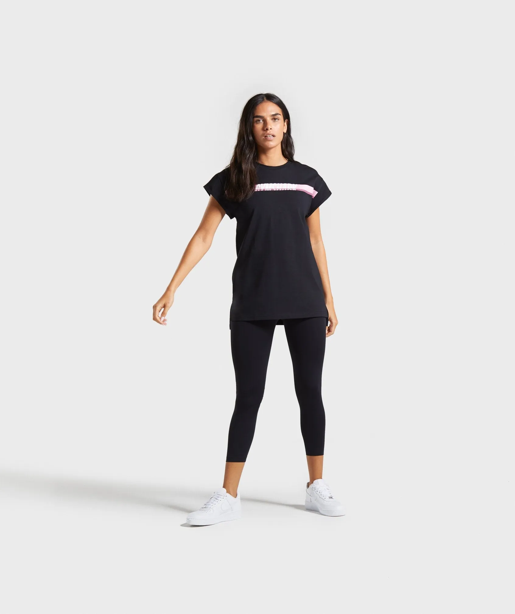 Gymshark Dash Longline Tee - Black