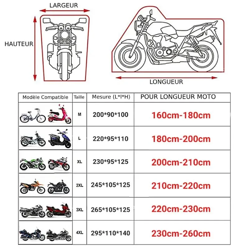 Housse moto extérieur - Camouflage