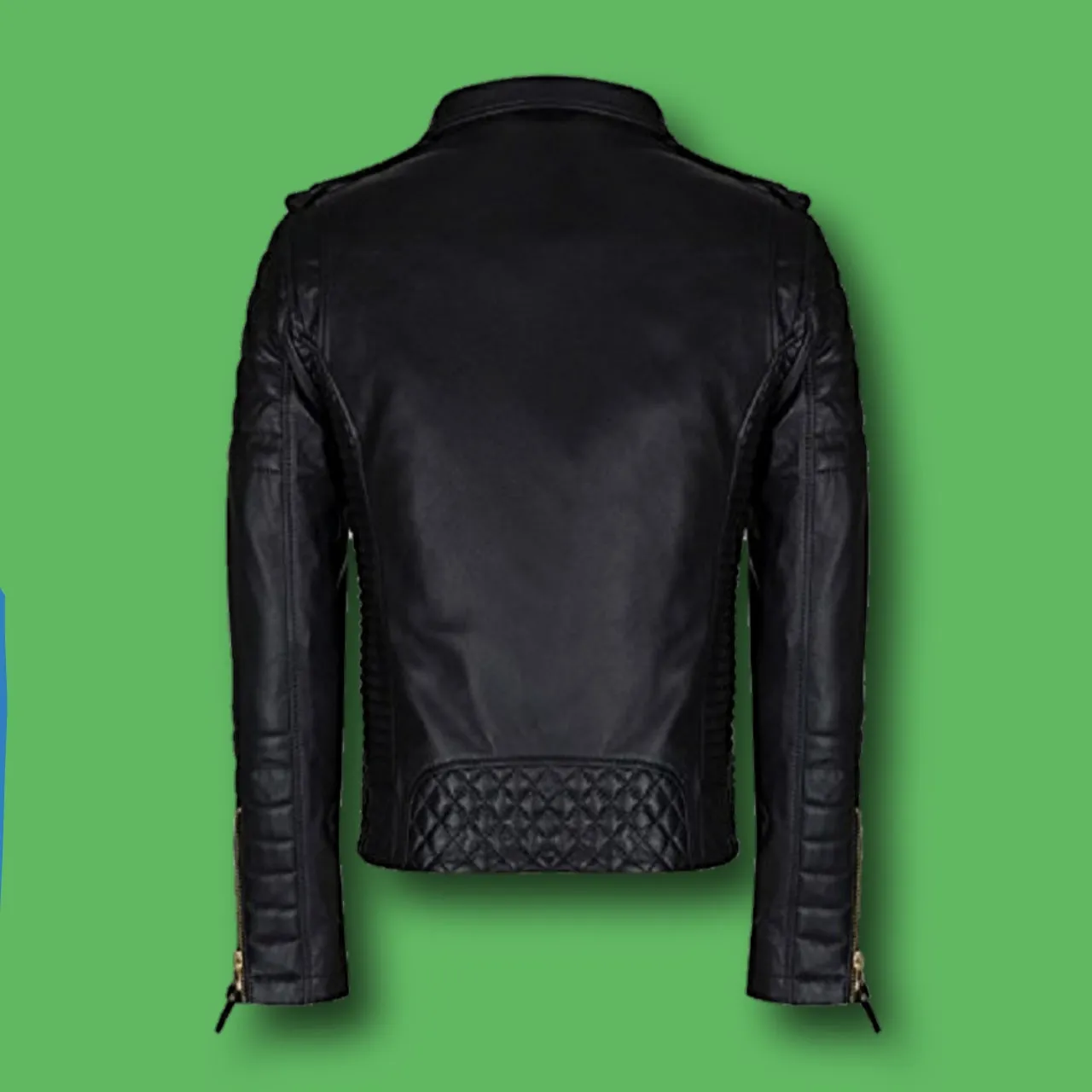 Ifty Genuine Leather  Biker Jacket IJ7