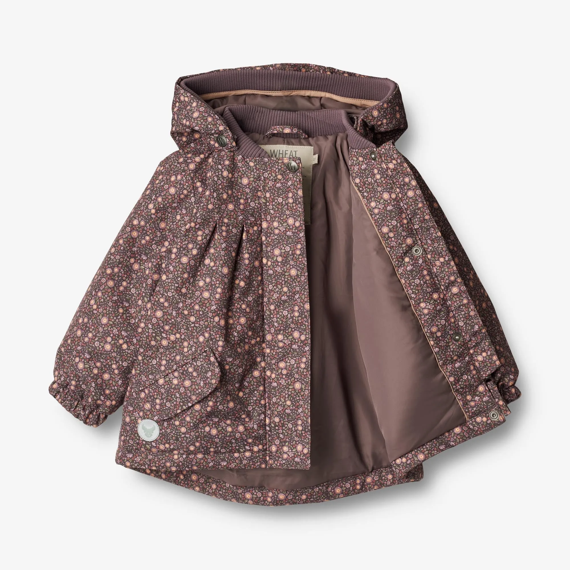 Jacket Mimmi Tech | Baby - eggplant buttercups