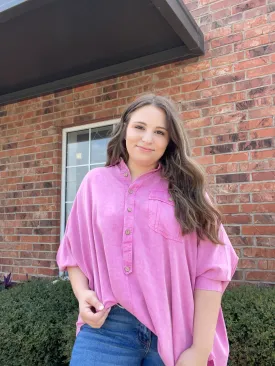 Kelsie Half Button Up Top