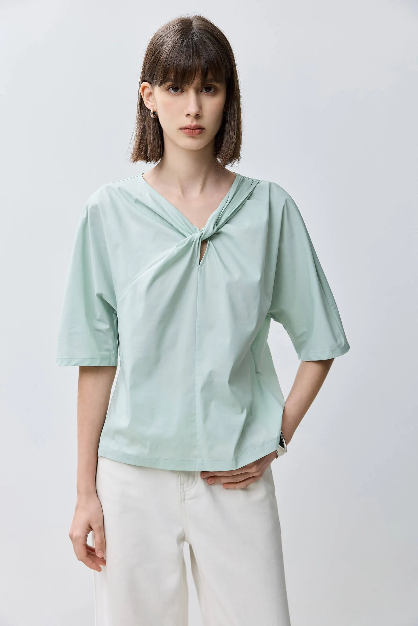 LILY Fashionable Slim Versatile Chiffon Blouse