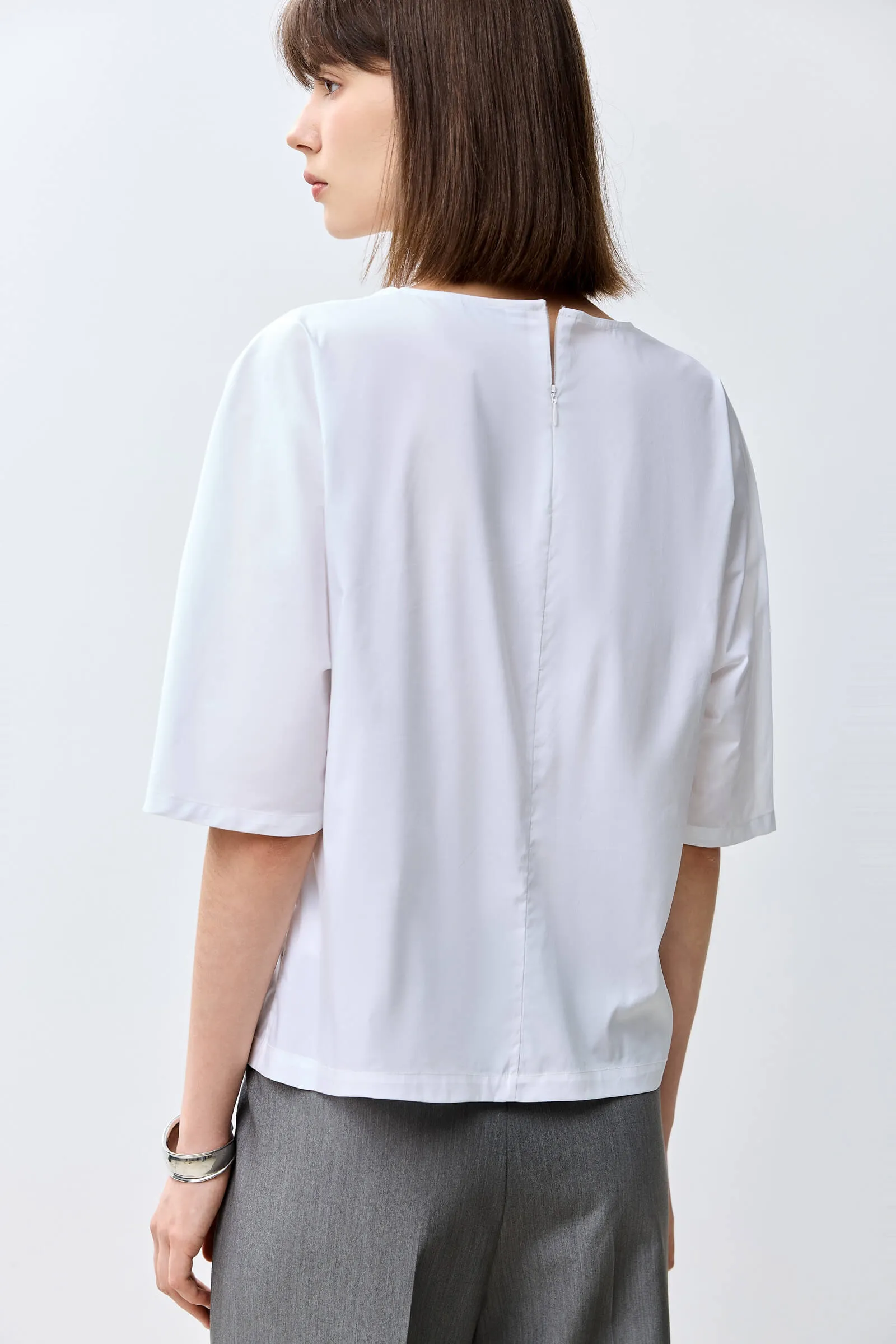 LILY Fashionable Slim Versatile Chiffon Blouse