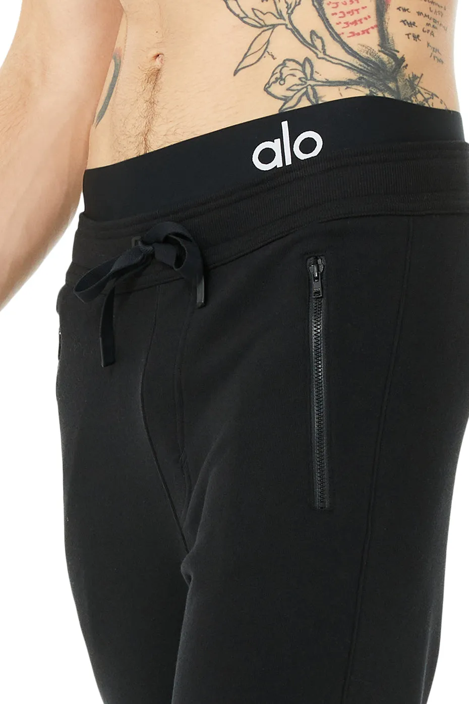 Lounge Moto Jogger - Black