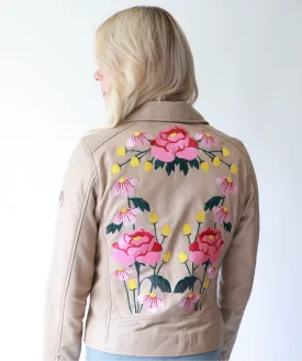 Mauritius Peonie Leather Jacket