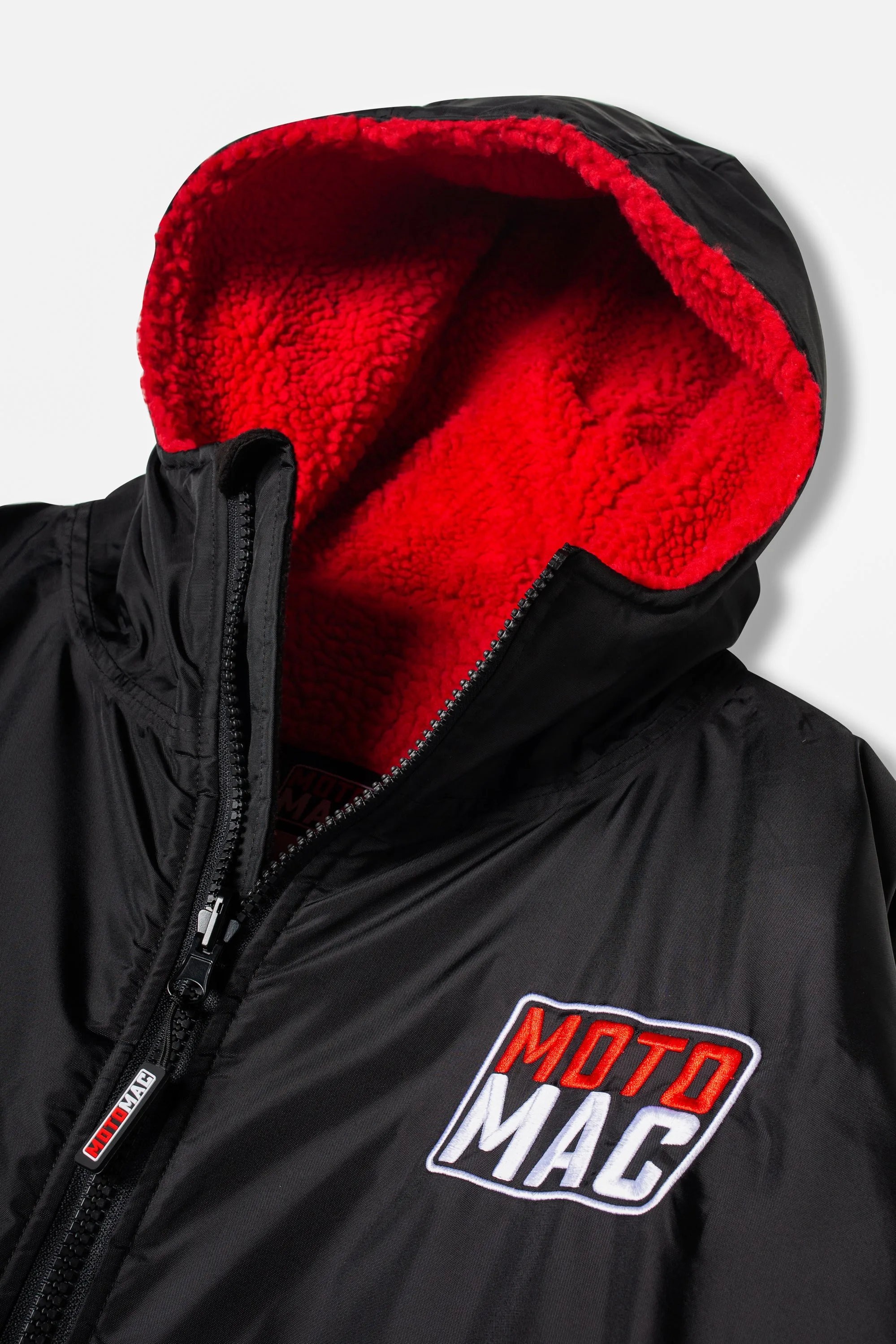 Moto-Mac Robe Coat - Red Black