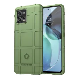 Motorola Moto G72 Rugged Shield Series Håndværker Cover - Grøn