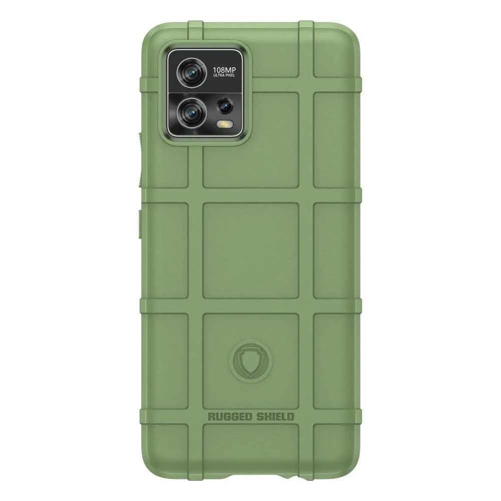 Motorola Moto G72 Rugged Shield Series Håndværker Cover - Grøn