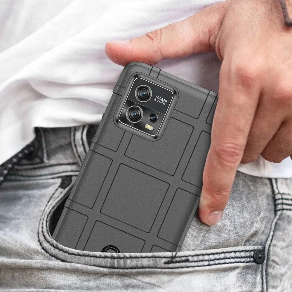 Motorola Moto G72 Rugged Shield Series Håndværker Cover - Sort