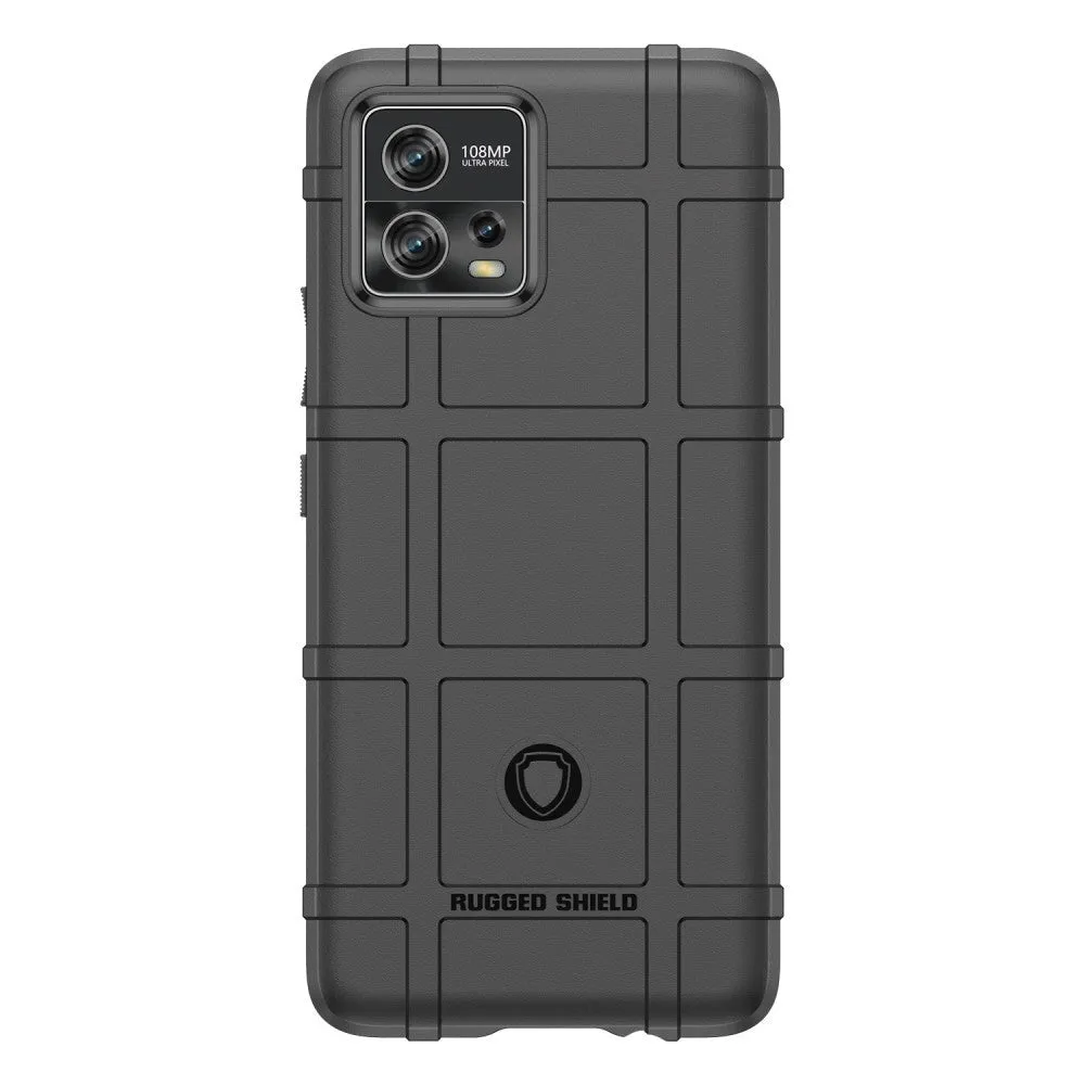 Motorola Moto G72 Rugged Shield Series Håndværker Cover - Sort