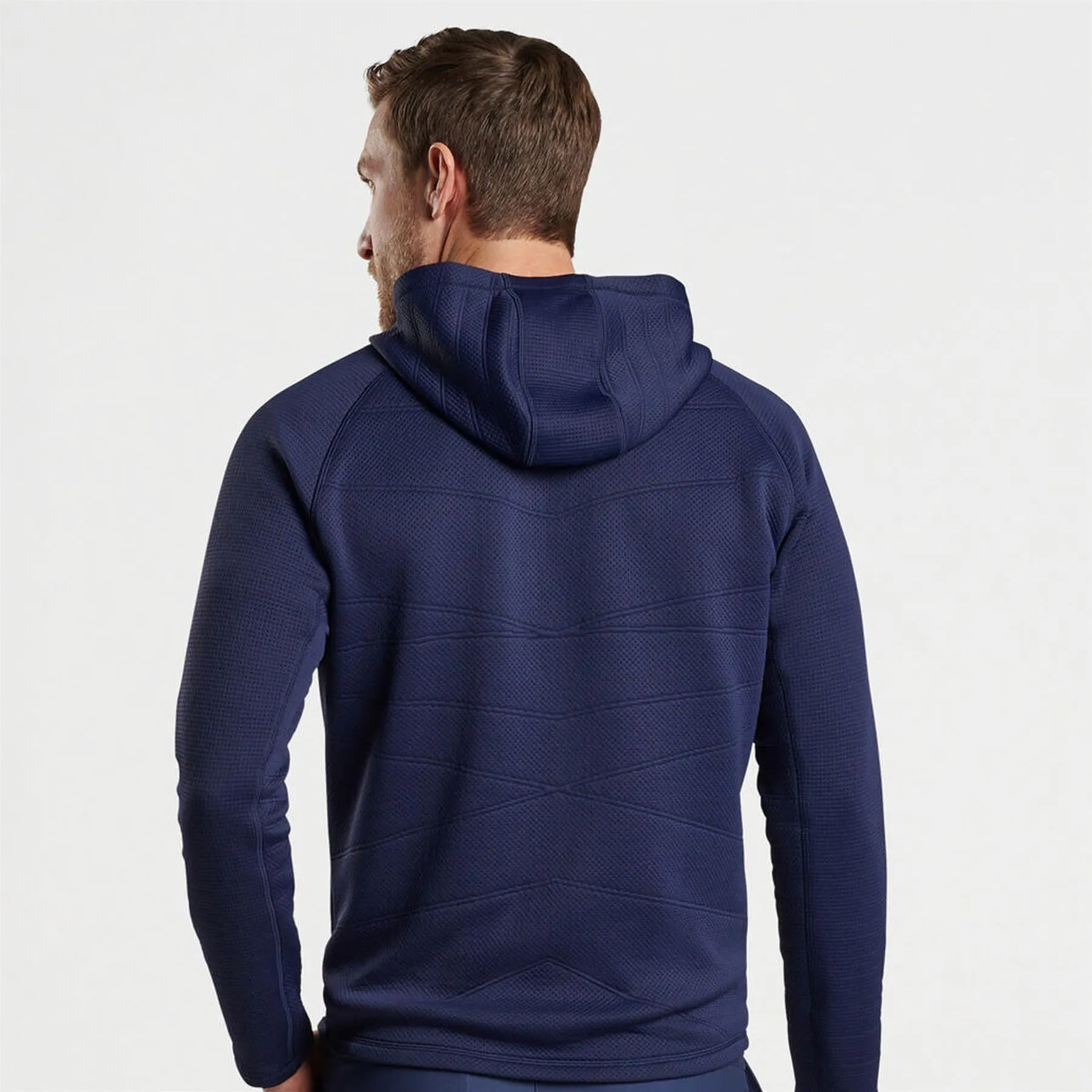 Orion Performance Quilted Hoodie Navy - AW24