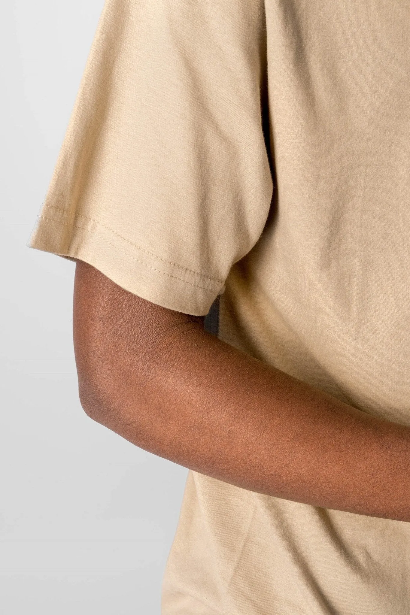 Oversized T-shirt - Beige