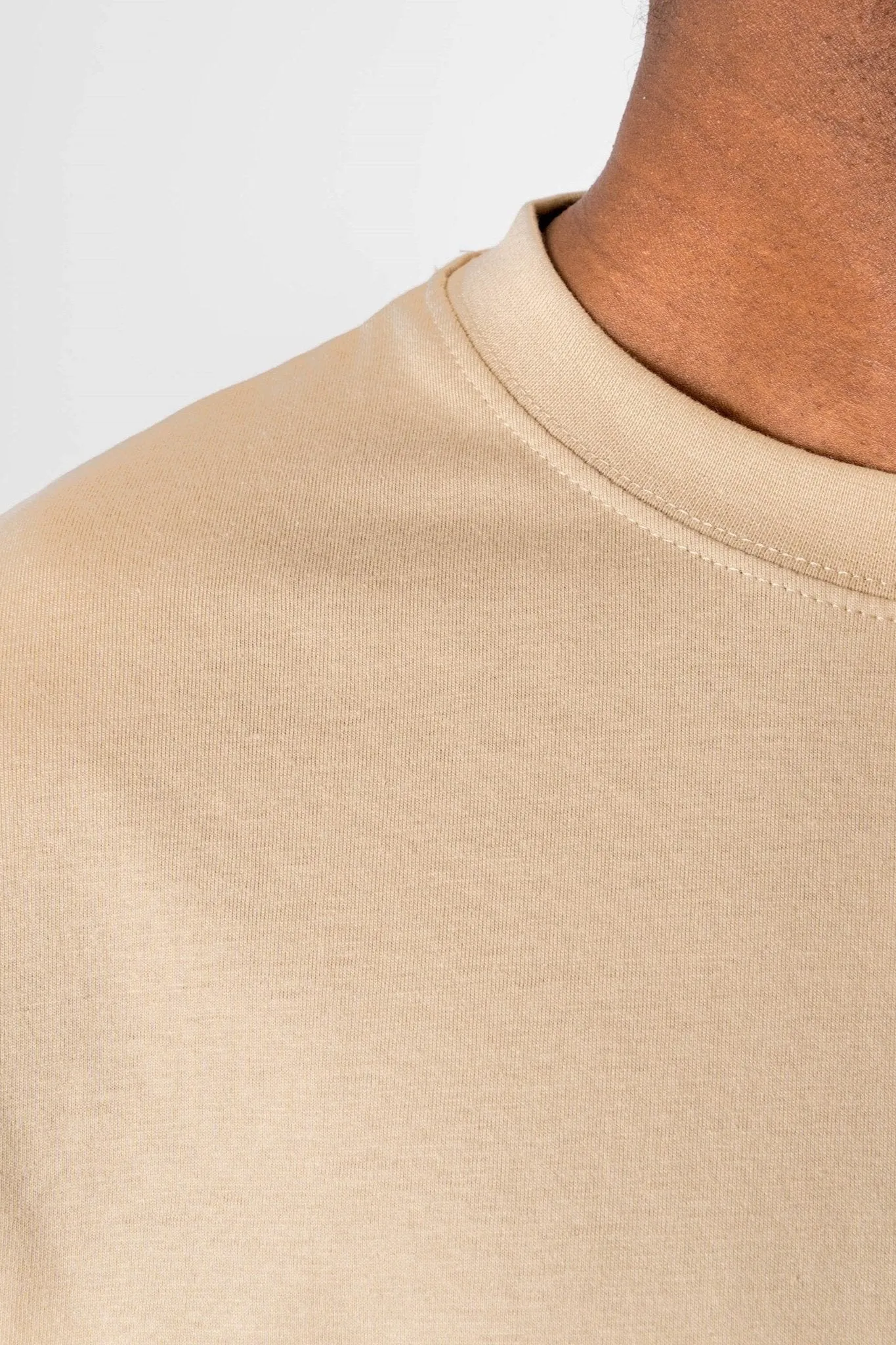 Oversized T-shirt - Beige