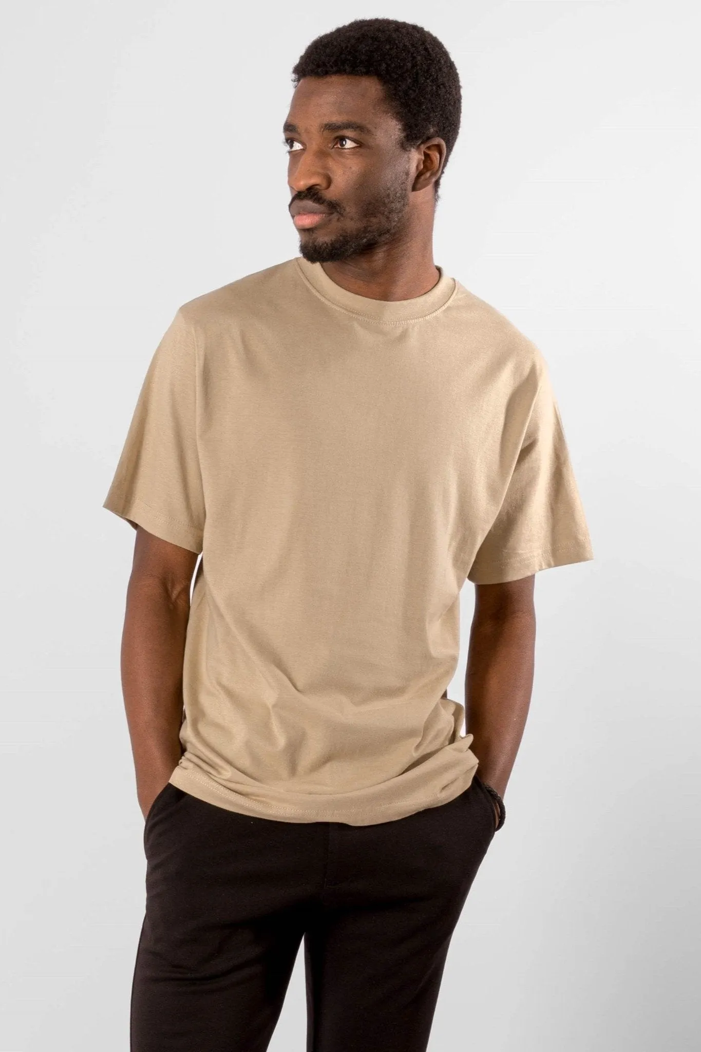 Oversized T-shirt - Beige