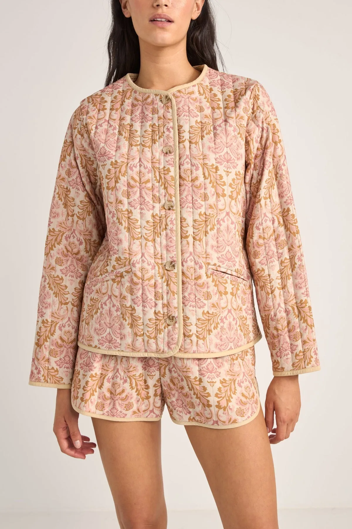 RHYTHM Jane Paisley Quilted Jacket