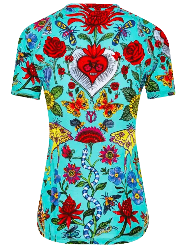 River Road Women's MTB Jersey Aqua