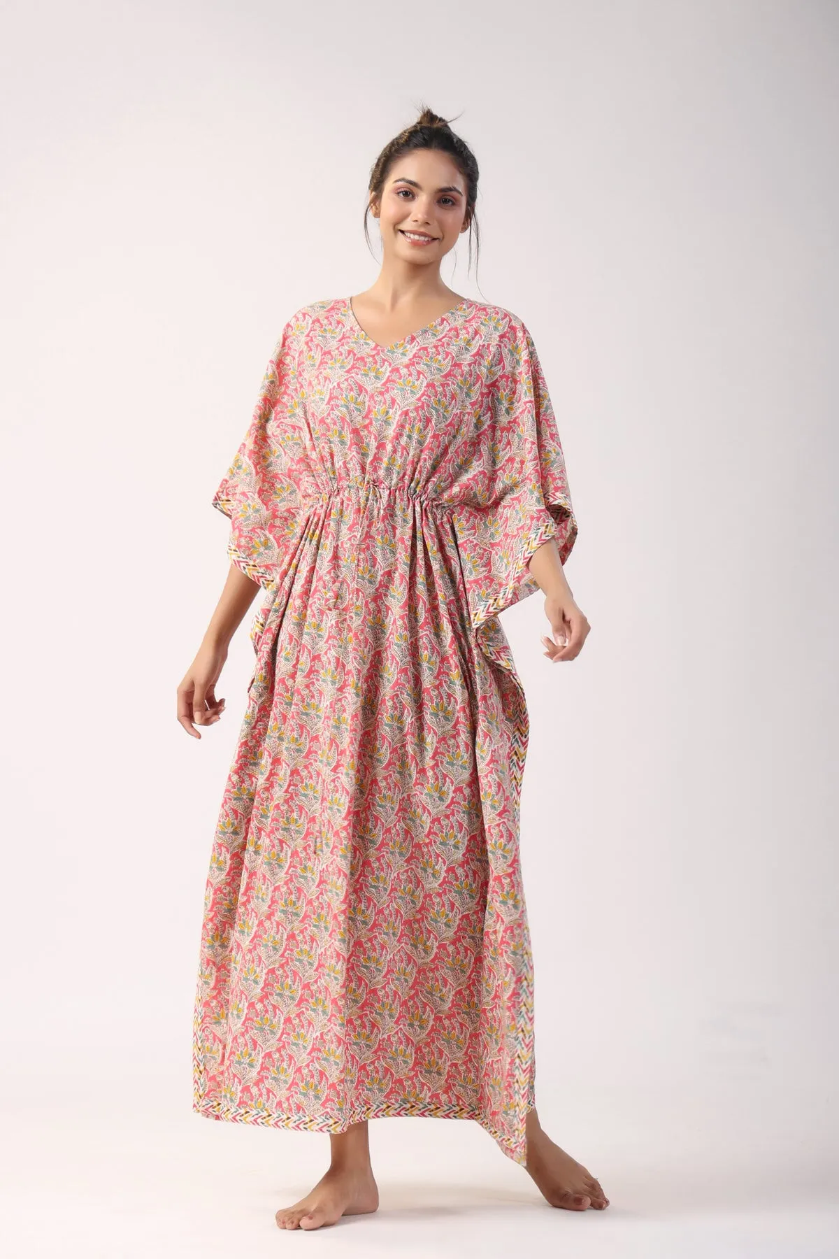 Spring Fling Cotton Kaftan