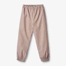 Thermo rain pants Um - powder rose flowers