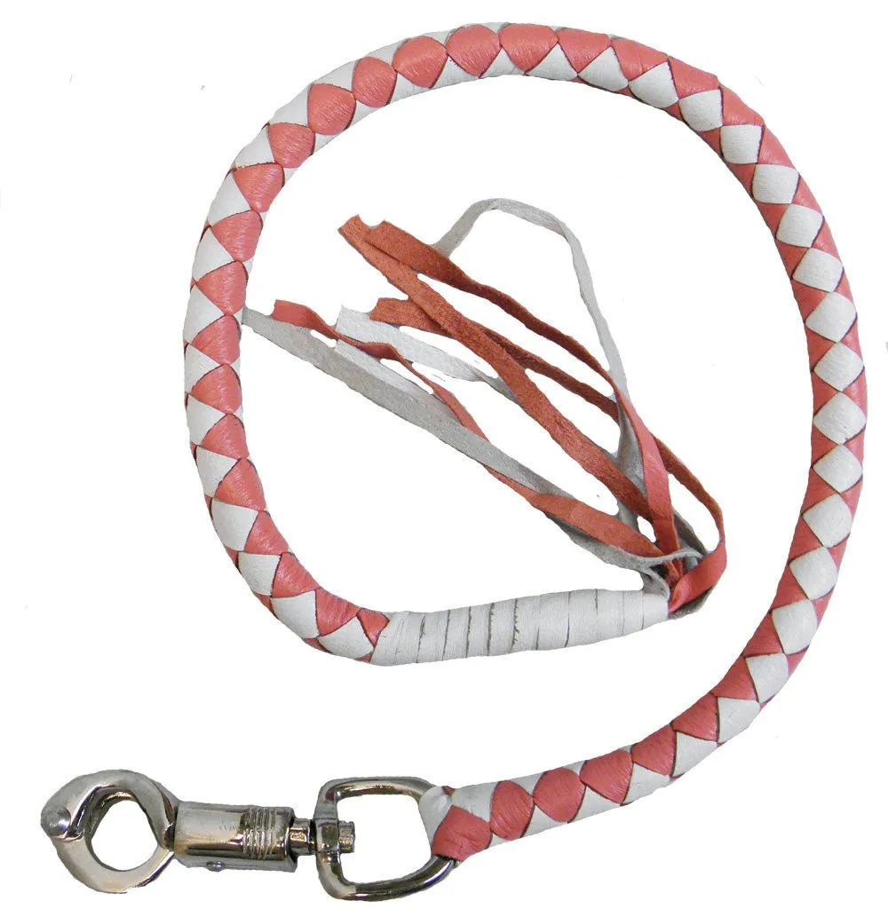 Vance Biker Motorcycle Pink - White Get Back Whips