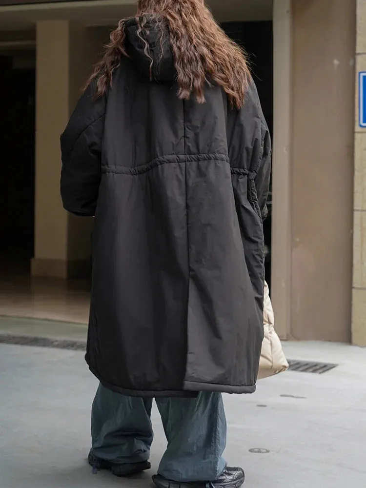 Women's Cozy Oversized Hooded Parka Jacket