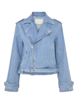 YAS Abigail - Denim biker jakke